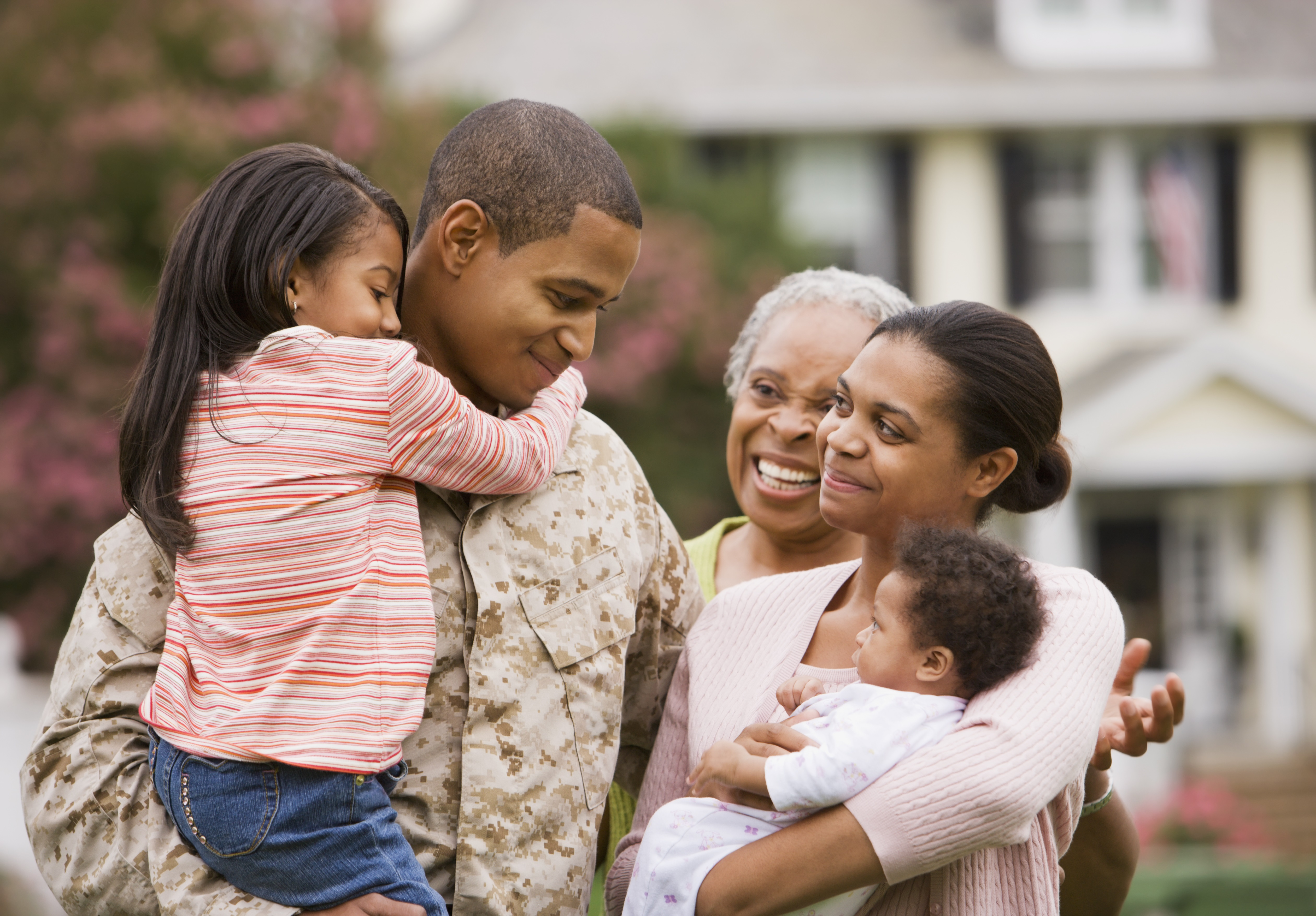 A member with his family